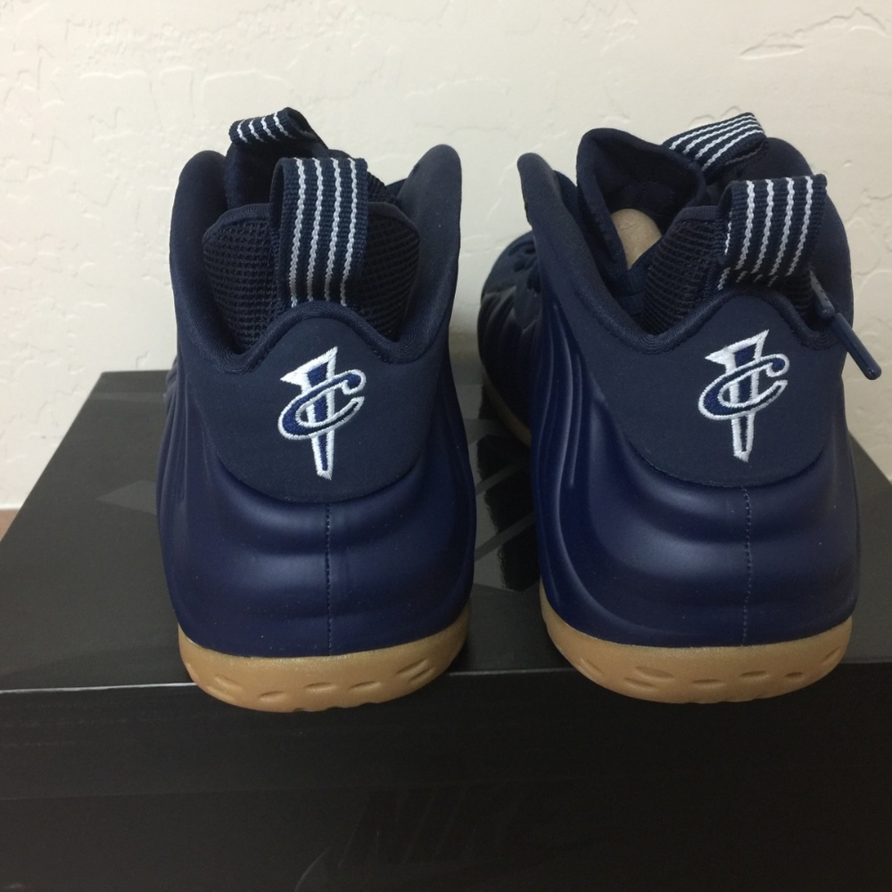 NIKE AIR FOAMPOSITE ONE MIDNIGHT NAVY GUM LIGHT - Picture 3 of 8